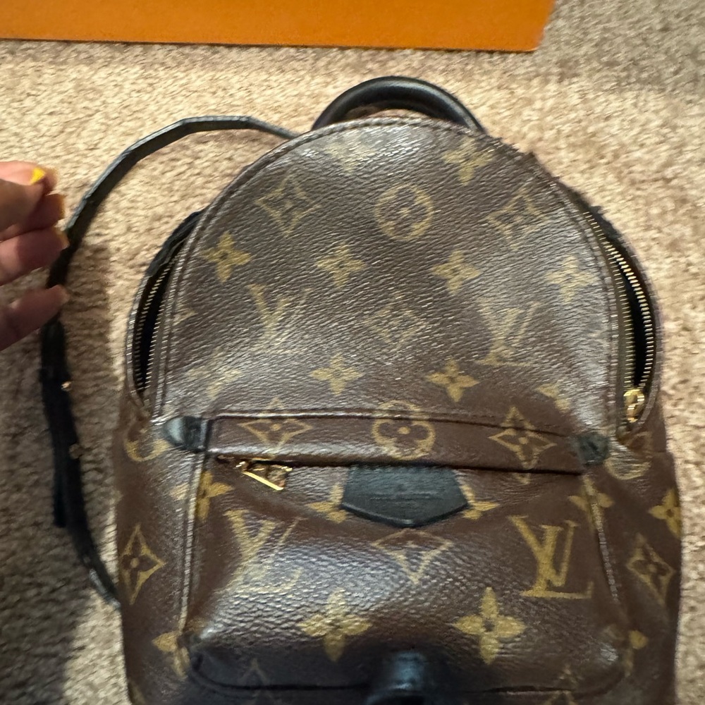 Louis Vuitton Brown and Gold Monogram Backpack